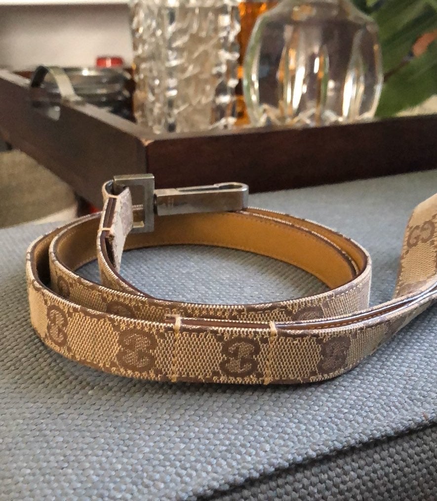 Gucci GG Dog Leash Authentic