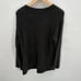 ANTHROPOLOGIE Simone Dark Gray V-Neck Merino Wool Alpaca Sweater // S