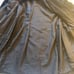 Handmade Tailored Wool long Women’s Coat Size M/L. Black with multi color touch