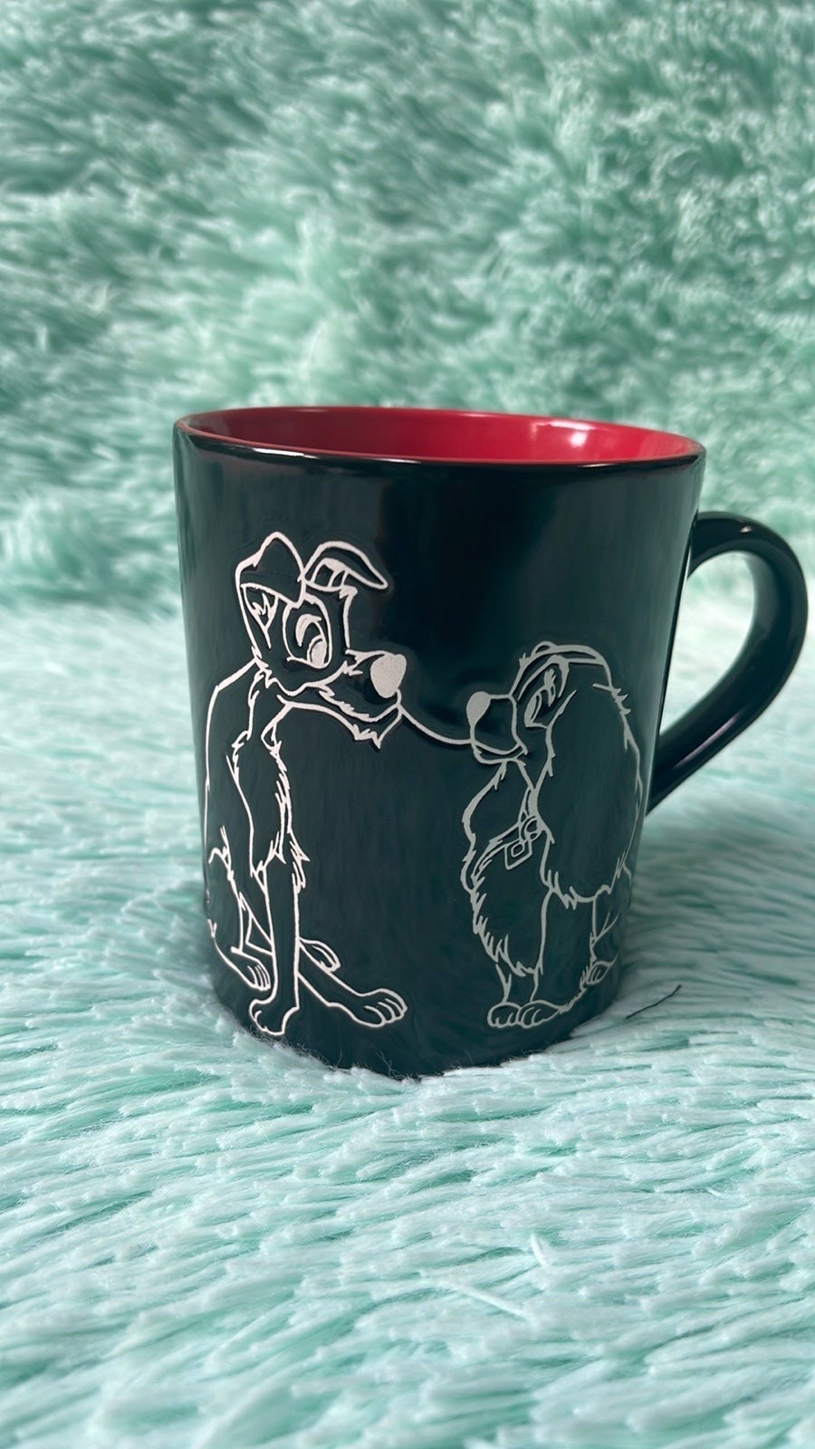 Lady and the Tramp ceramic love mug by Disney 14 oz