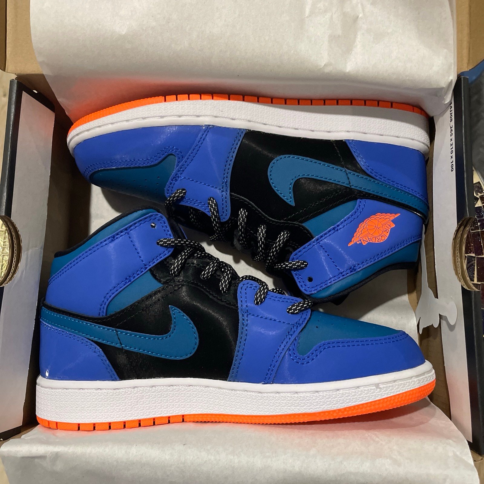 Air jordan 1 midSize 5Y/W6.5/EU37.5 - Air Jordan 1 Mid GS 'Racer Blue' 554725-44