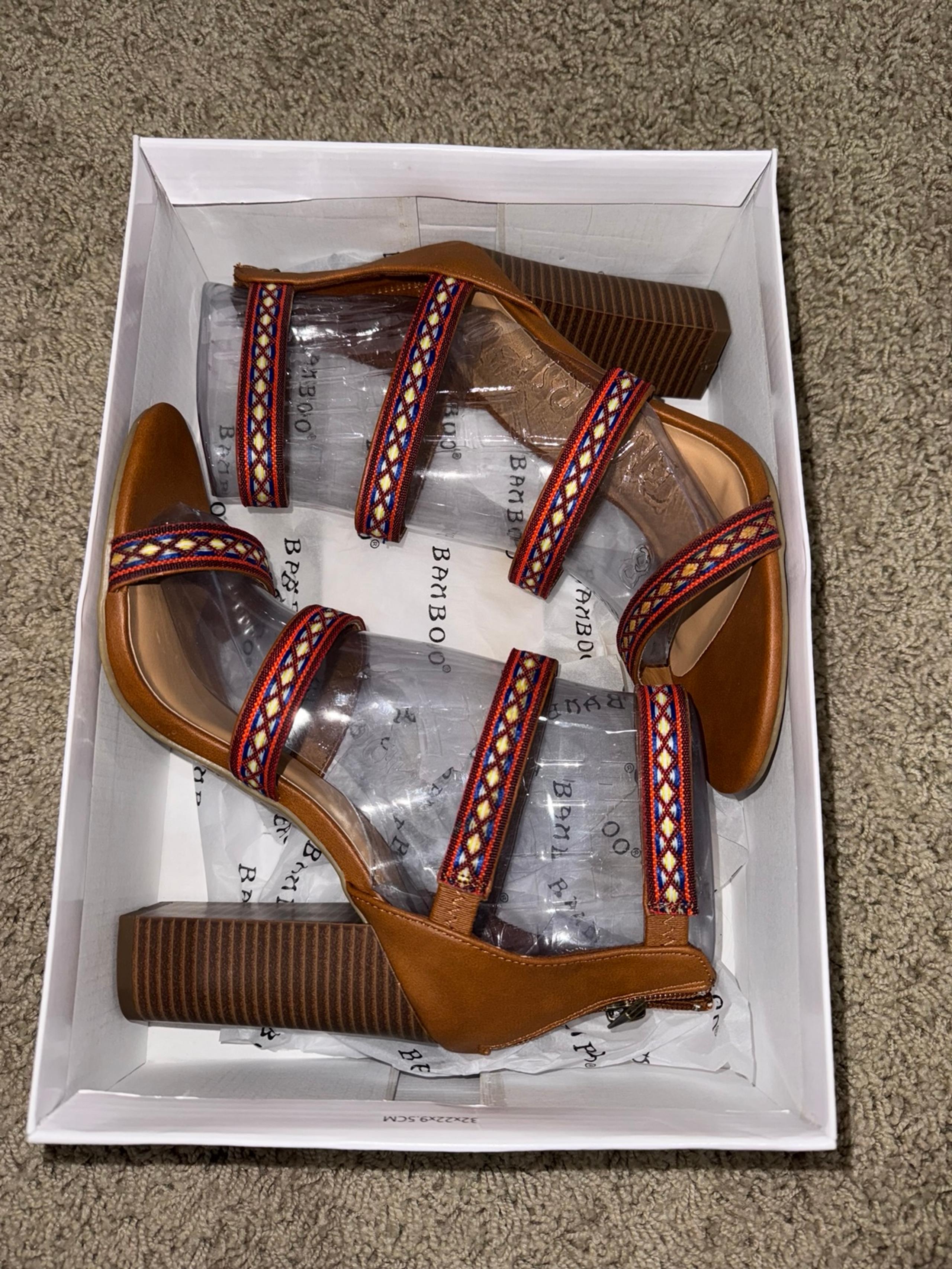 Women’s Bamboo Block Heel