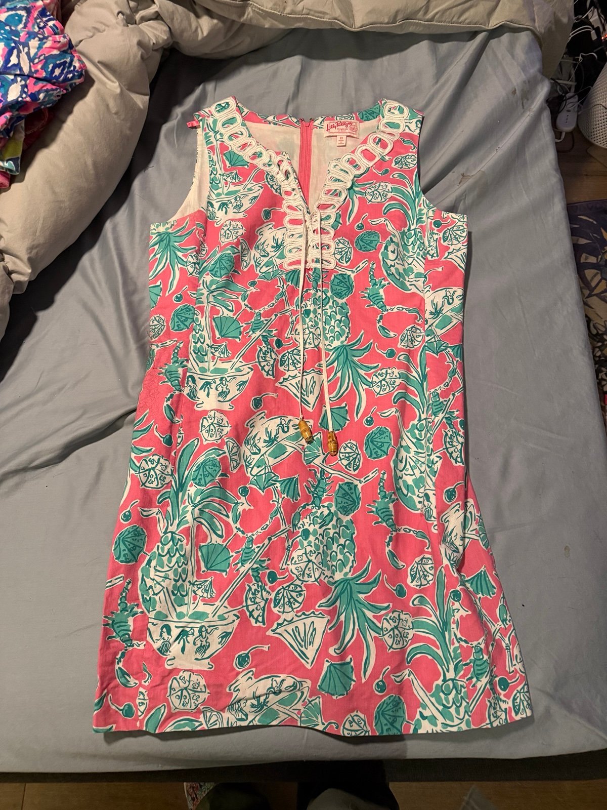 EUC HOLY GRAIL Scorpion Bowl Shift Dress Size 12