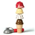 Wooden Scoop and Serve Ice Cream Counter (28 pcs)