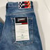 NEW Tommy Hilfiger Aiden Baggy Jeans Men 32x32 Blue Whiskered Faded 90s Y2K