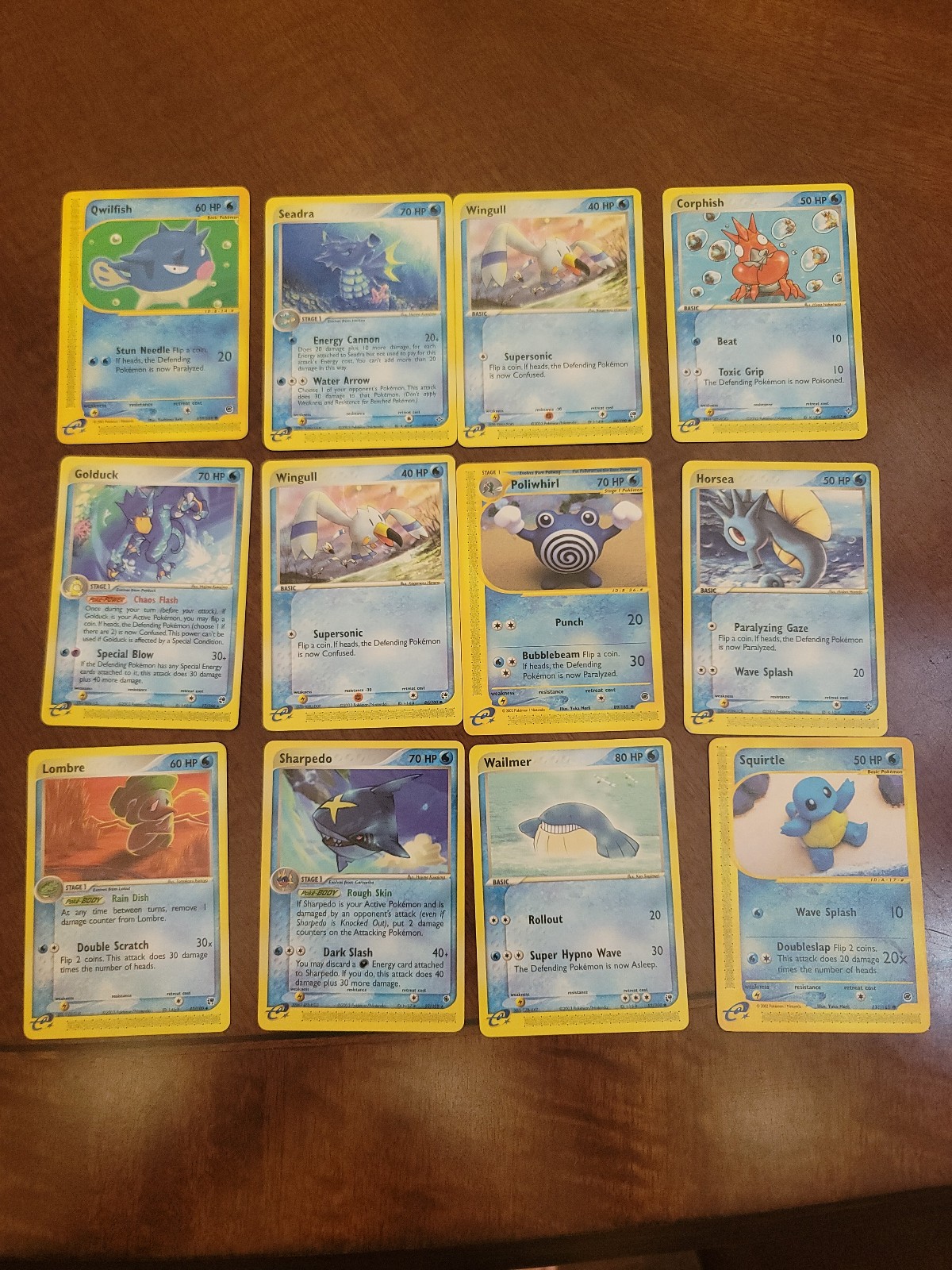 Rare Vintage Water EReader Pokémon Card Lot