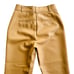 Aritzia Babaton Command Pant Mid-rise Faux Vegan Leather Pant Size 4 Classic Tan