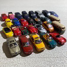 Honwell Miniature Cars, 27 Pieces, Collection, Including Volkswagen Microbus, Beetle, etc.