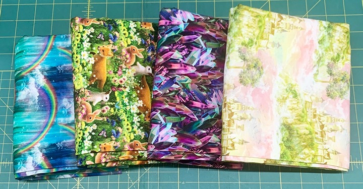 1 yard princess dreams fabric bundle 4pc