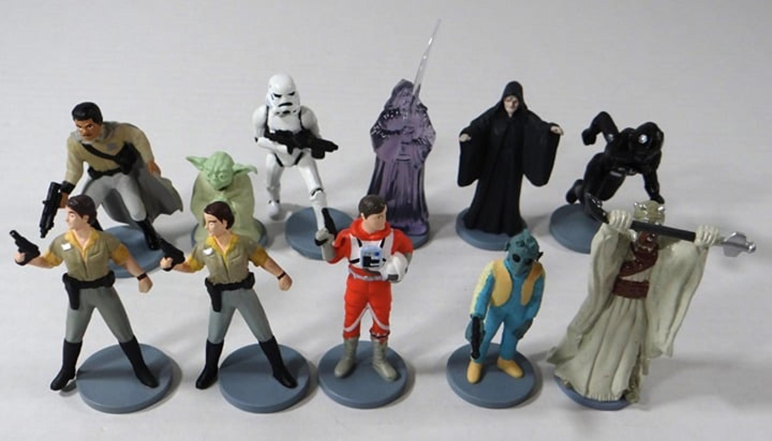 Star Wars Applause Classic Collectors Series 3" Vinyl Action Figure Set Of 11