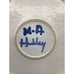 MA Hadley Dinner Stoneware Plate Country Farmer 11 Inches