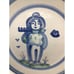 MA Hadley Dinner Stoneware Plate Country Farmer 11 Inches