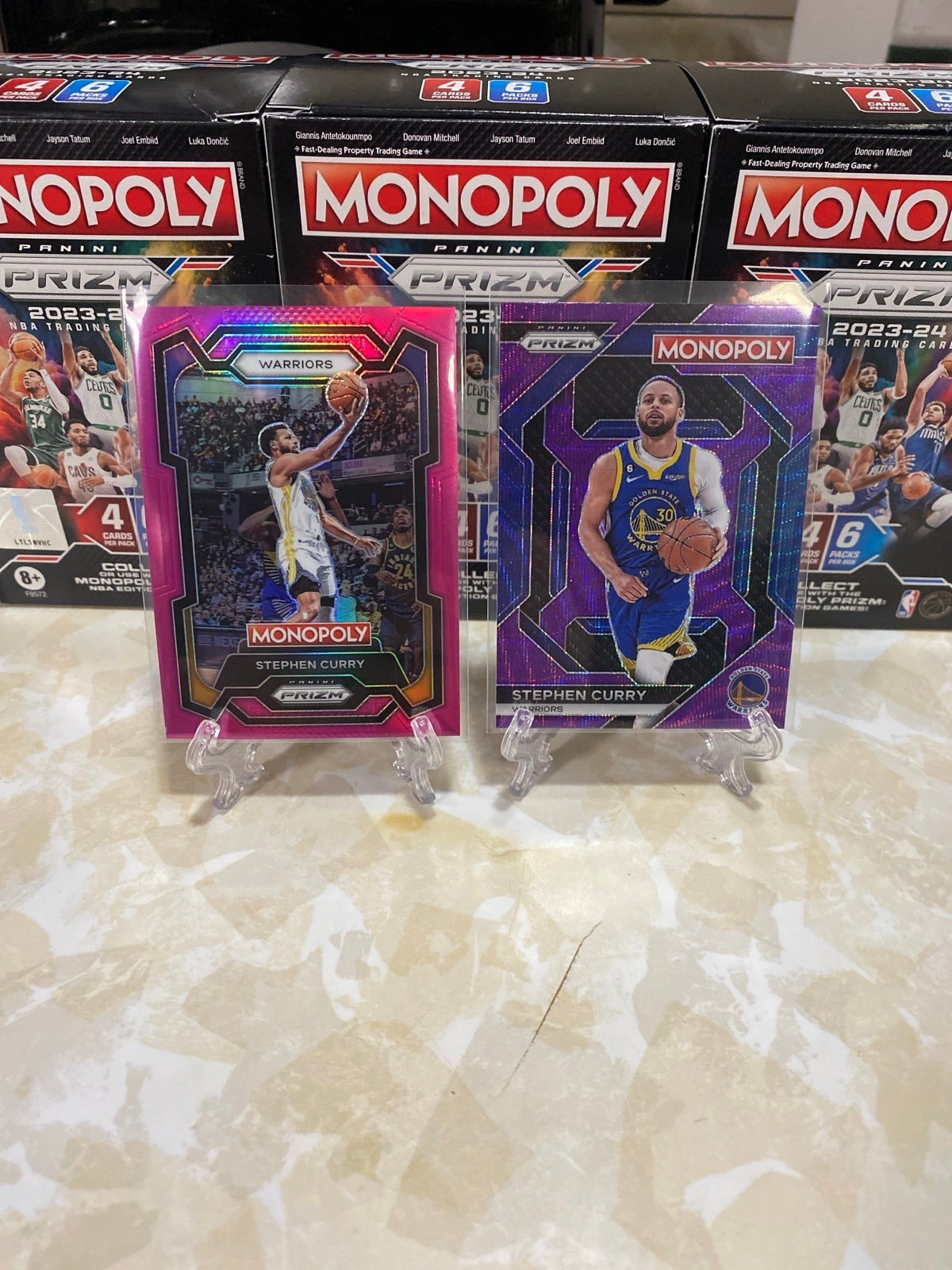 2023 Panini Prizm Monopoly Steph Curry Parallel Lot