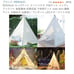 IREENUO Kids Tent with LED Lights, White