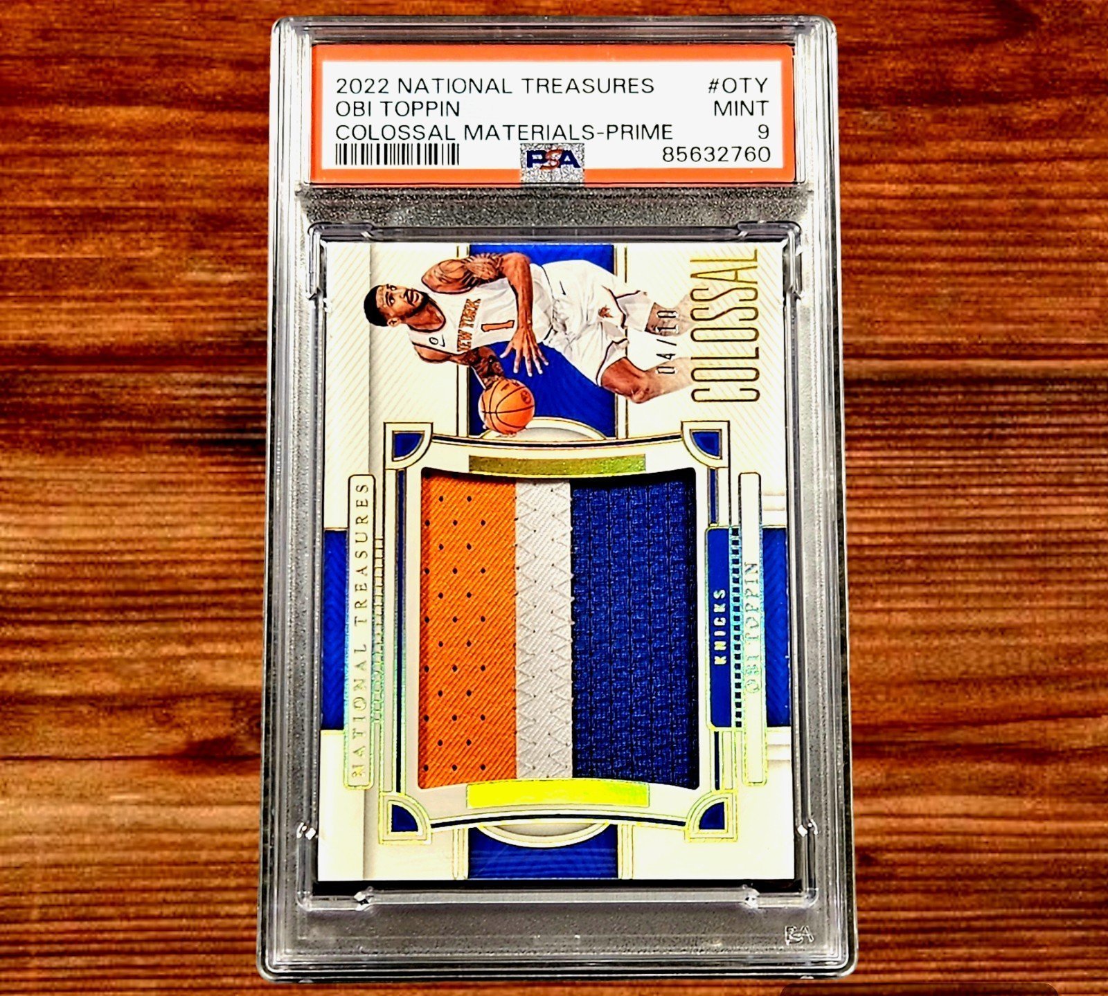 2022-23 Obi Toppin Relic #4/10 Graded