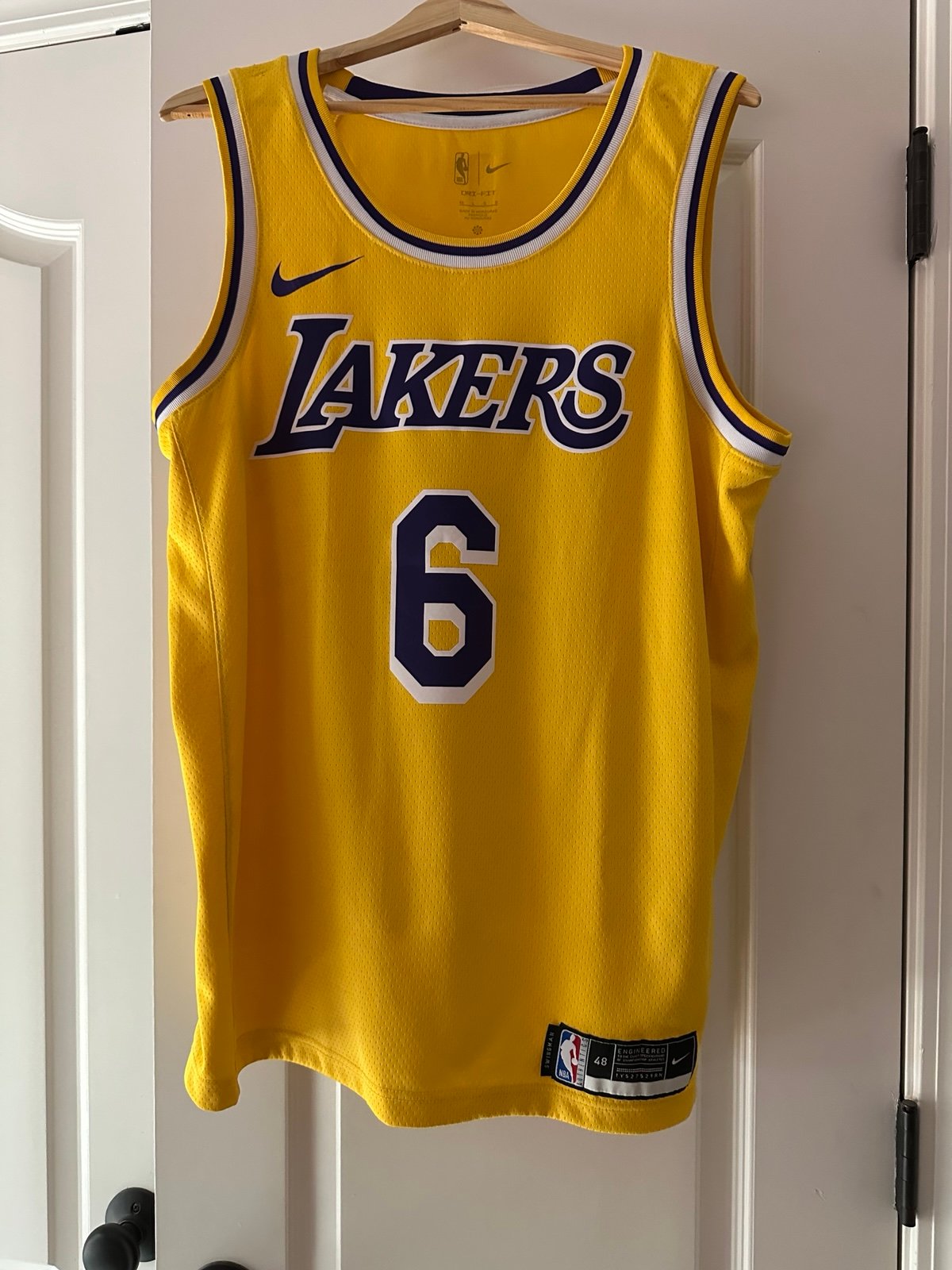 James LeBron Nike Dri Fit Jersey Size L Authentic