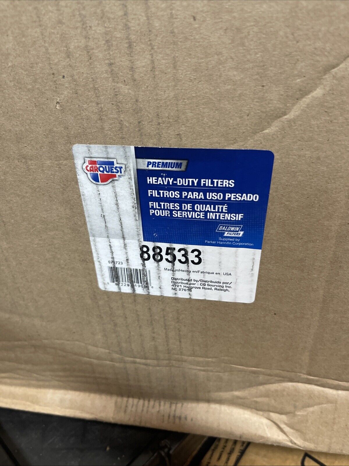 CarQuest Filter 88533 New