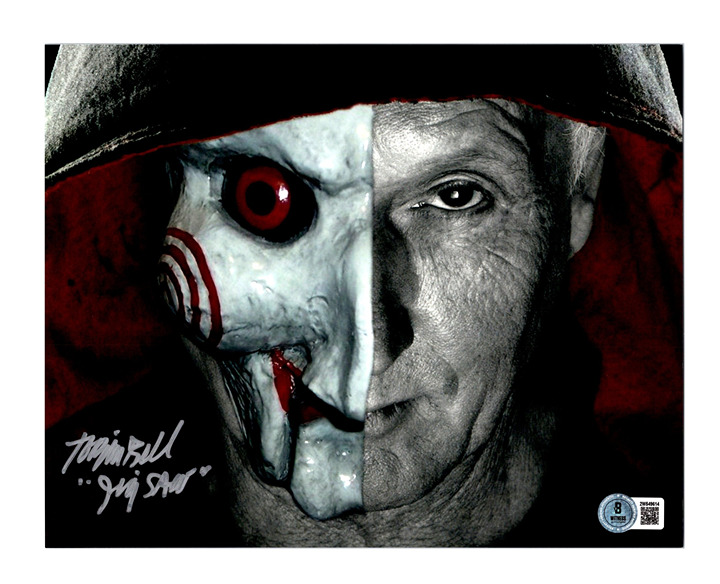 Tobin Bell Signed Autographed Jigsaw 8x10 Photo with Beckett Witness COA