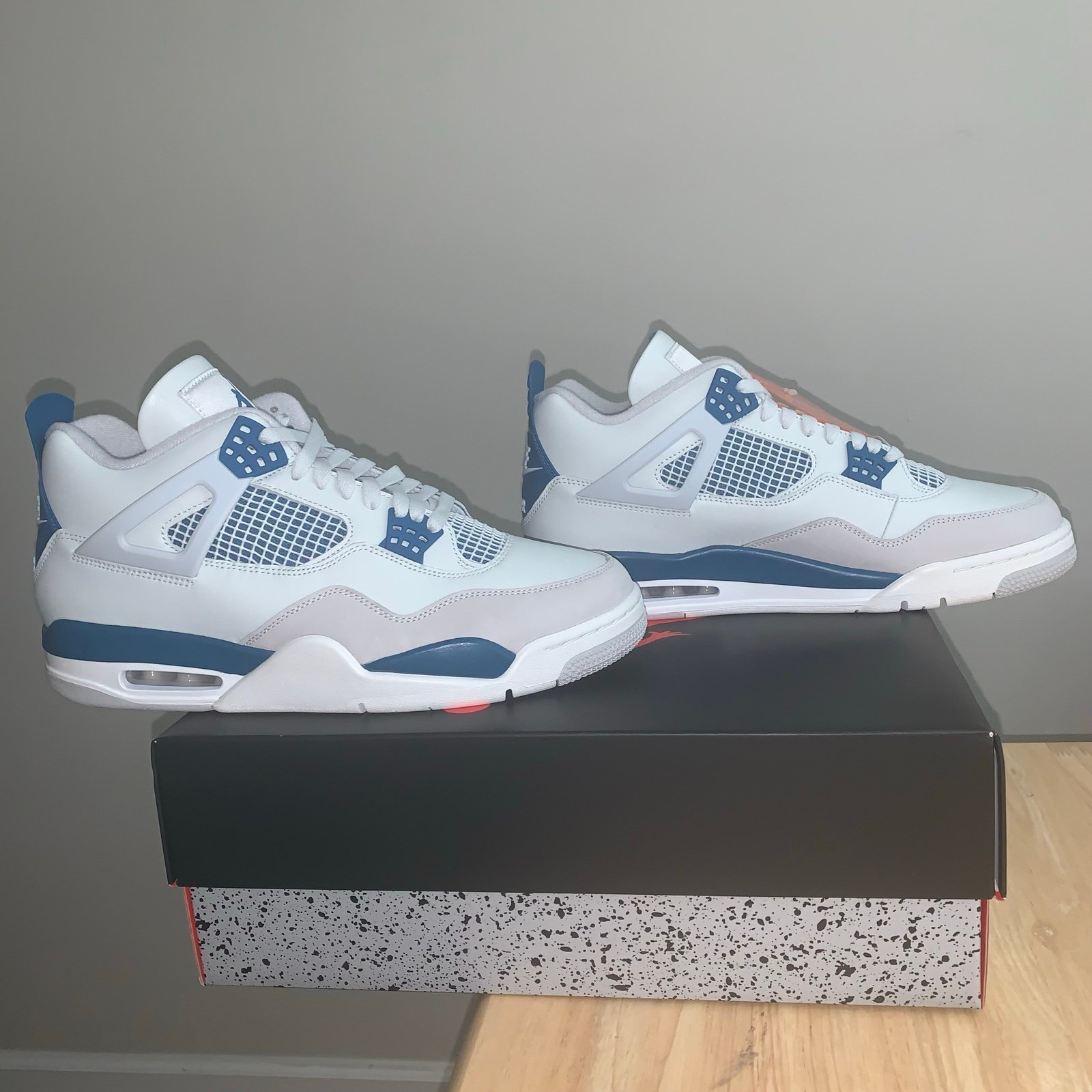 Air Jordan 4 Retro Military Blue Shoes