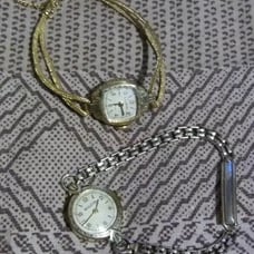 2 women 1950's bulova 10k gold plated