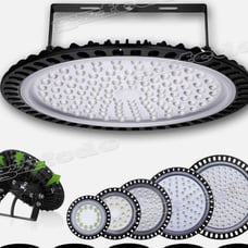 500W UFO LED High Bay Light Shop Garage Lights Warehouse Commercial Lighting