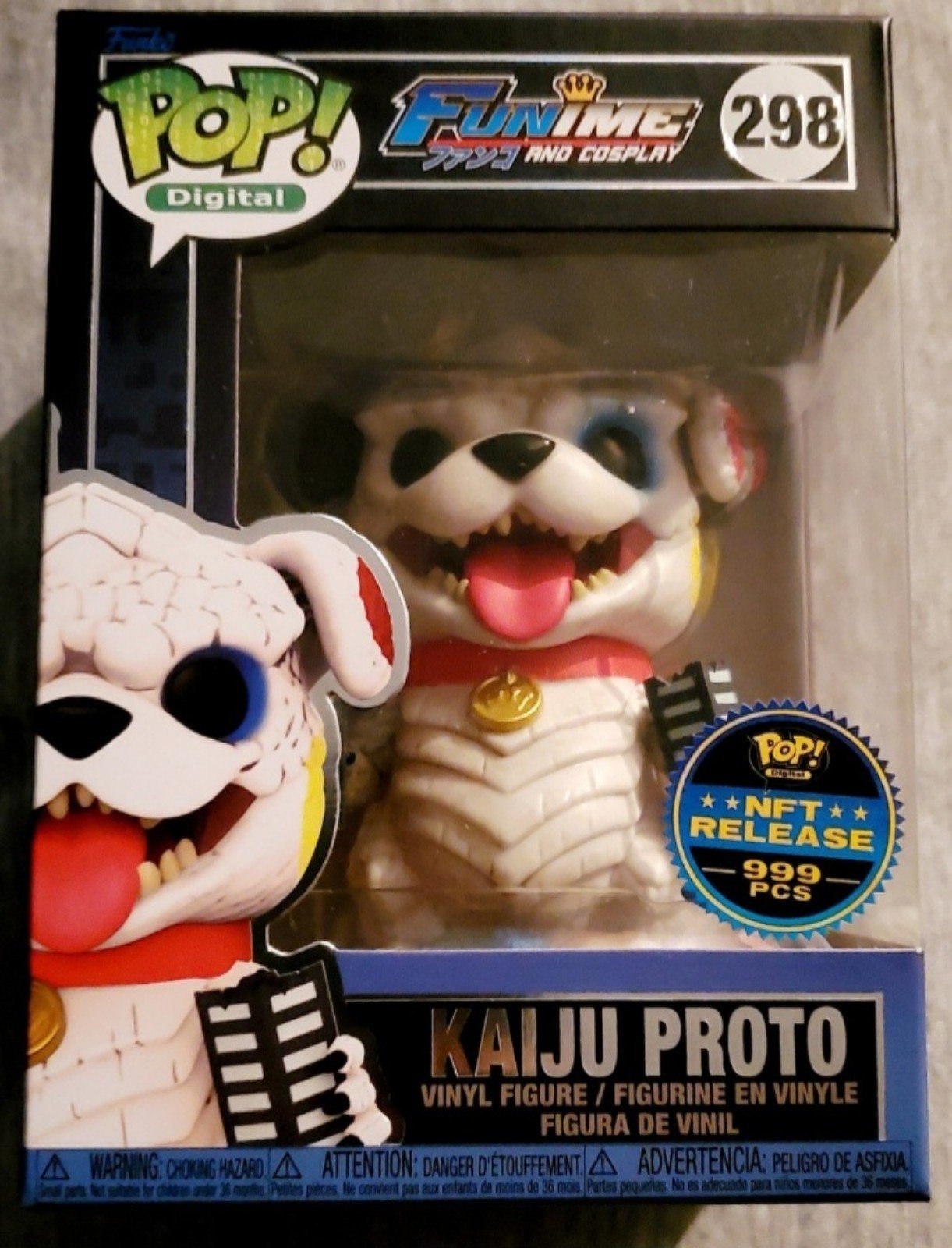 Funime Funko Pop digital pop nft Kaiju Proto funko pop #298 grail 999 pieces