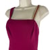 BCBGMaxAzria Gracie One Shoulder Chain Gown Column Dress Beet Size 2