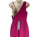 BCBGMaxAzria Gracie One Shoulder Chain Gown Column Dress Beet Size 2