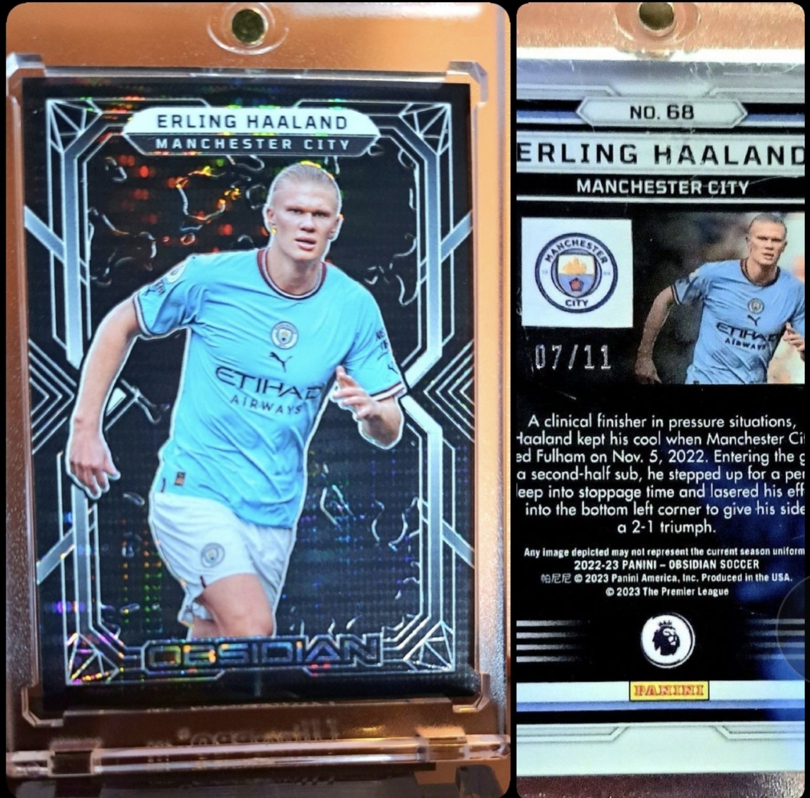 2022-2023 Panini Obsidian Soccer Electric Etch White Pulsar