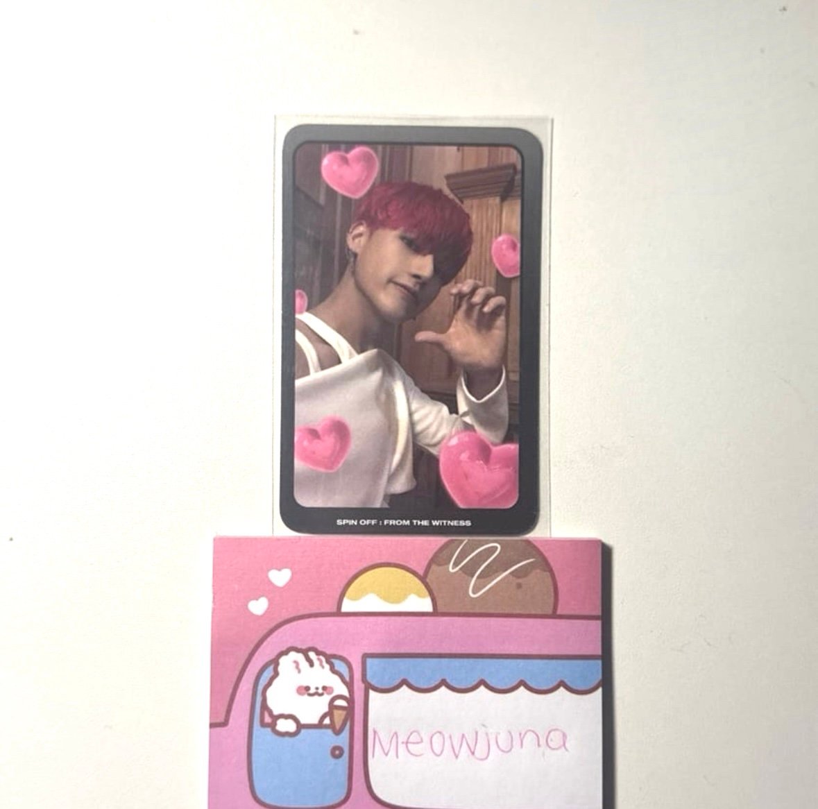 wooyoung broadcast photocard