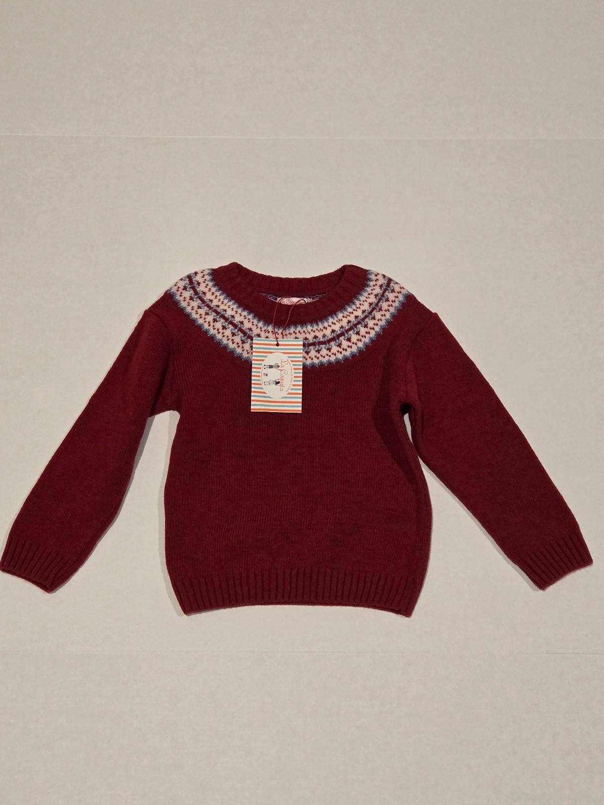 NEW la coqueta red sweater