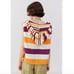 NWT Urban Outfitters BDG Reid Hooded Sweater Vest Size M Multi Color Stripe Knit