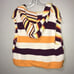 NWT Urban Outfitters BDG Reid Hooded Sweater Vest Size M Multi Color Stripe Knit