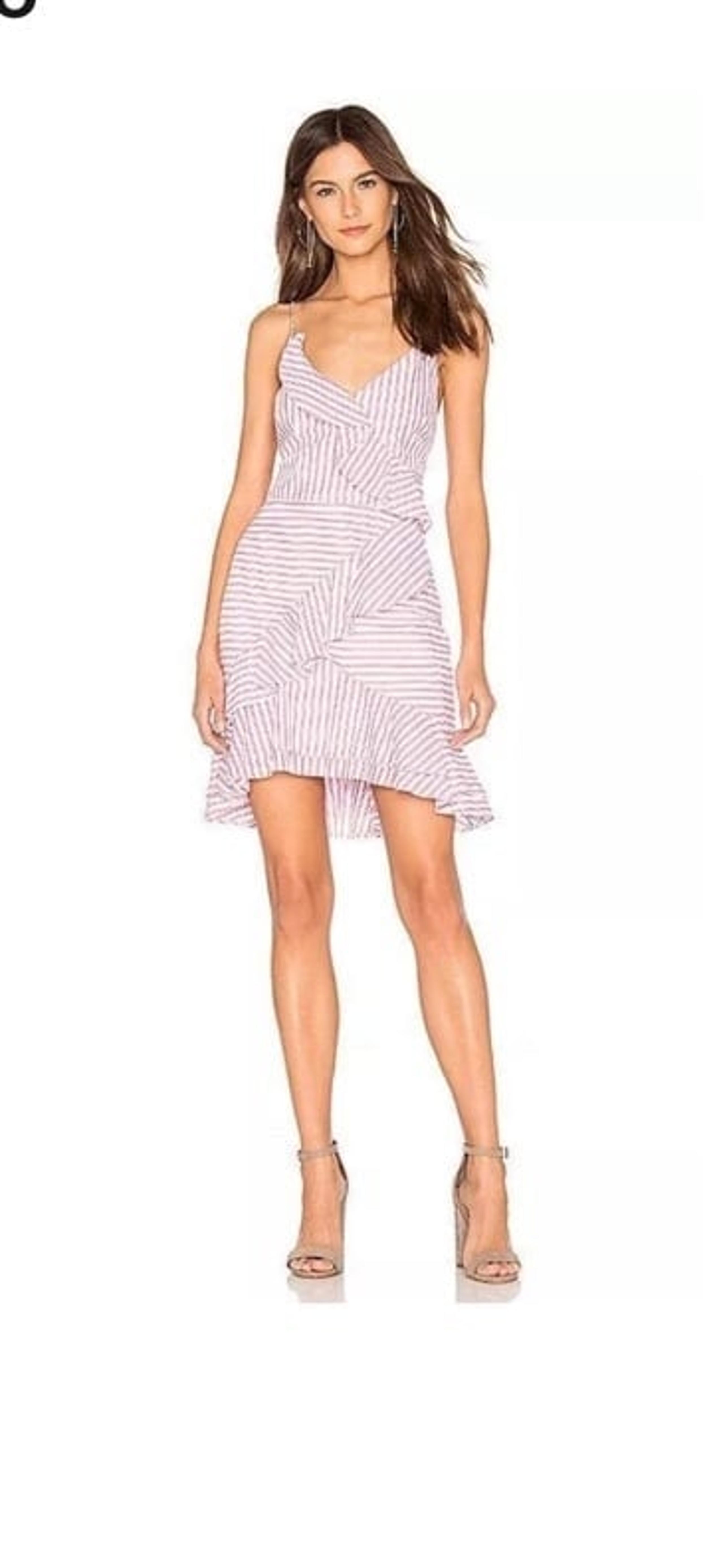 The Jetset Diaries Marley Red Stripe Mini Dress Women's Size Small S