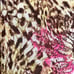Exetera Abstract Print Mesh Shirt Cardigan Sz 1/US S Retro Y2K Twee Office-Siren