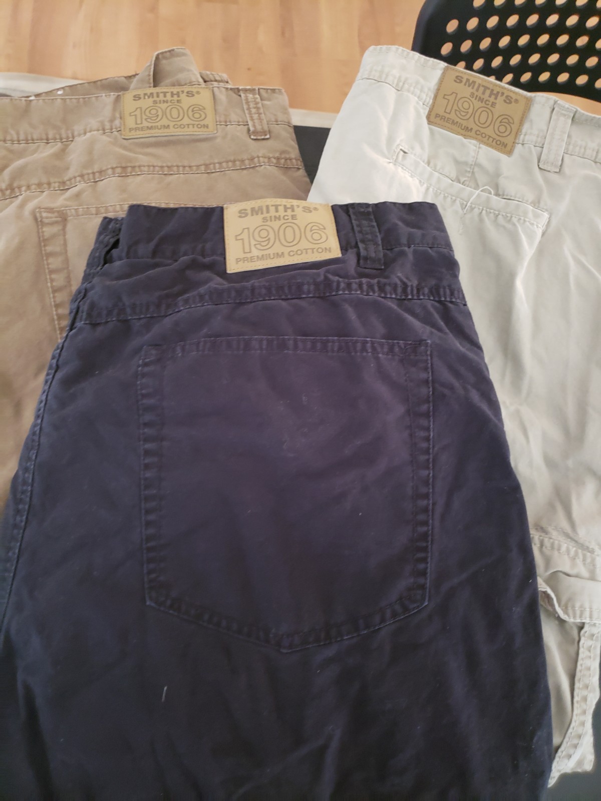 Mens flannel lined pants. 3 pair. GREAT condition. Made by Smith's Workwear