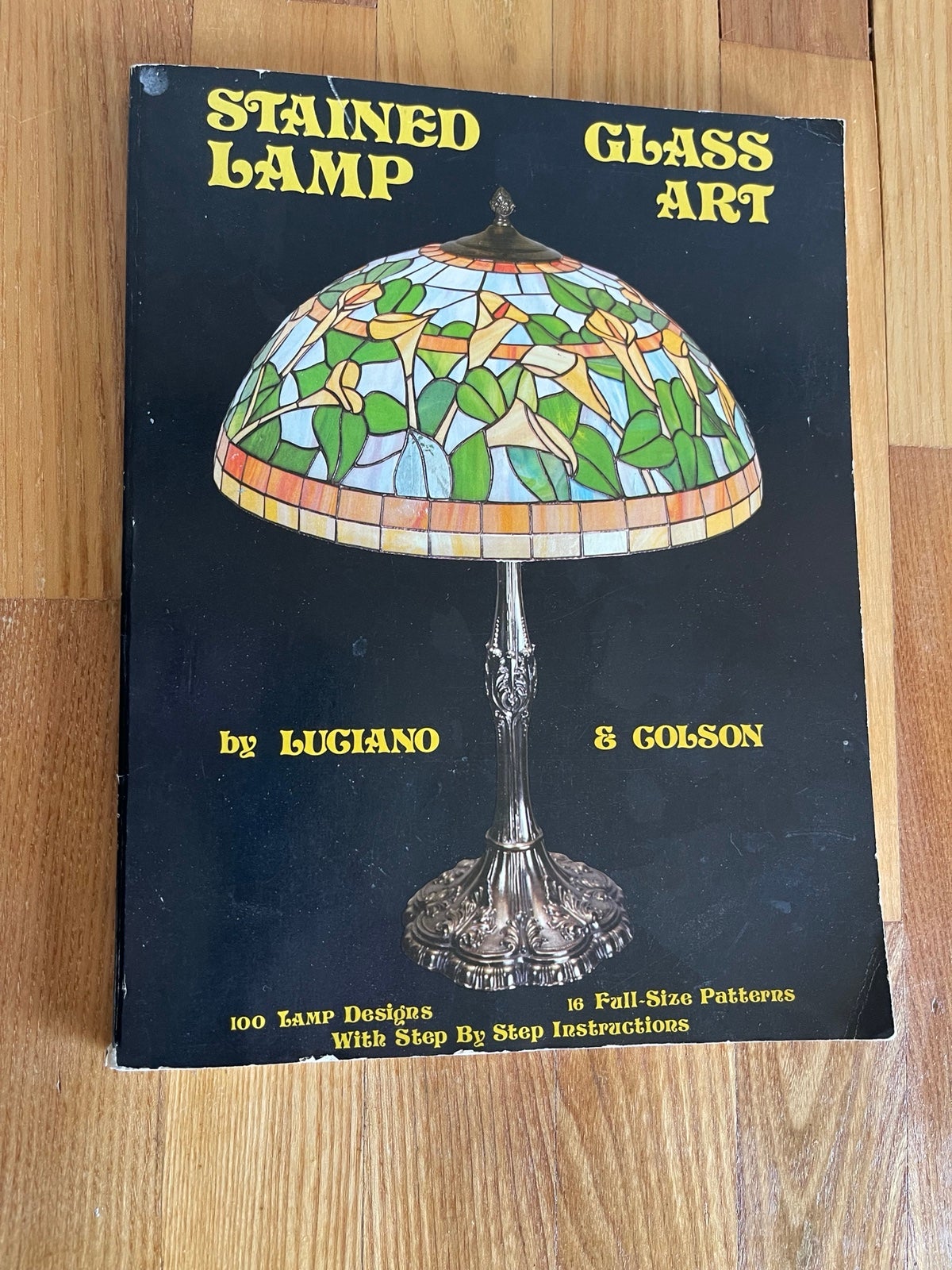 Vintage Stained Glass Lamp Art Book