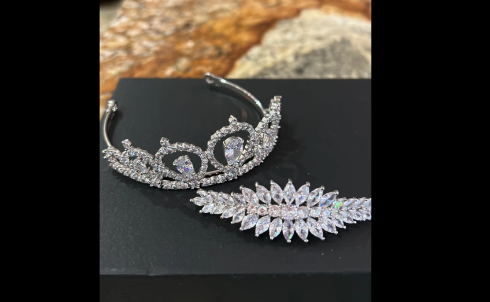 Rhinestone hair accessories