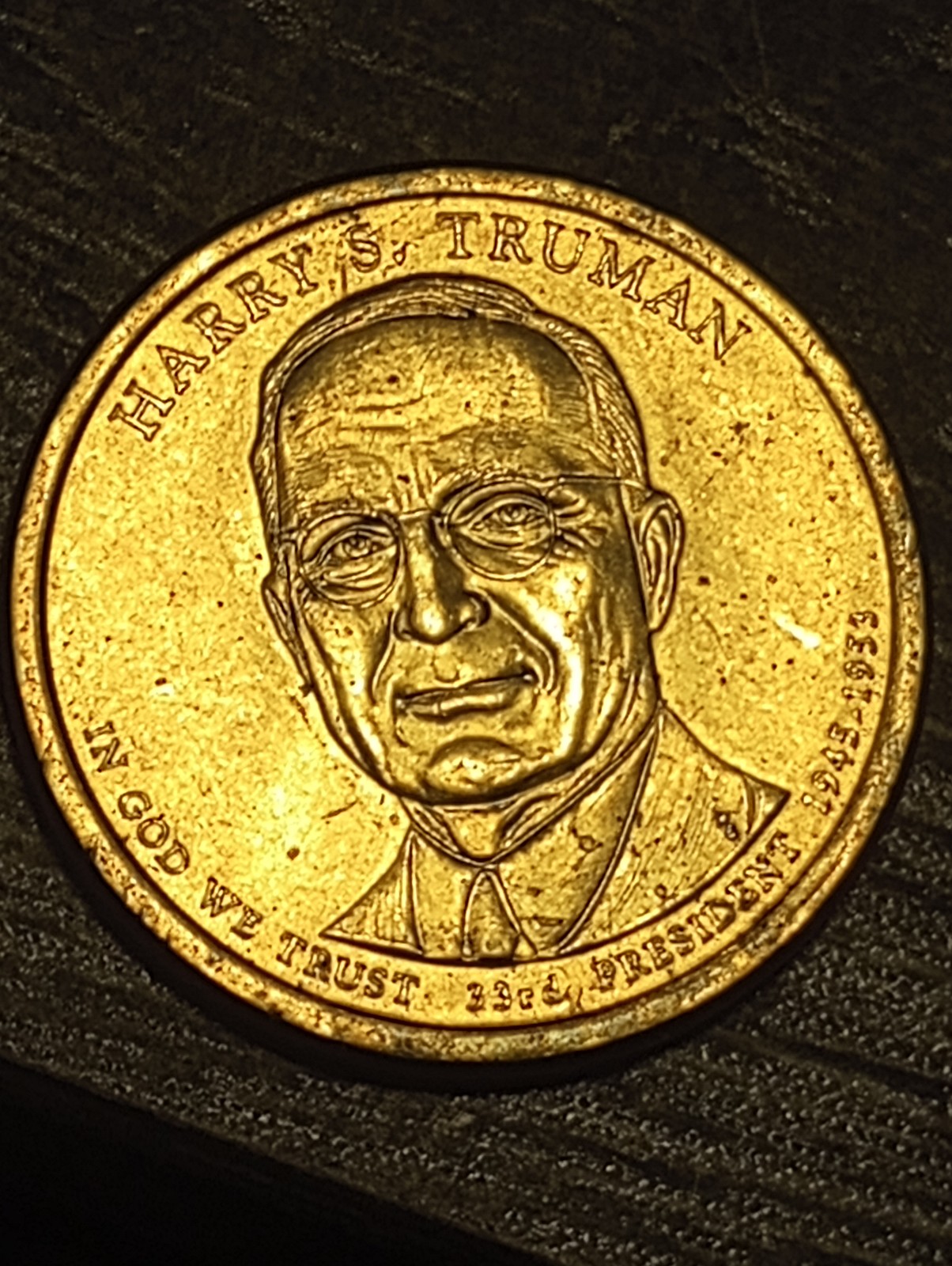 2015 harry s. Truman dollar coin