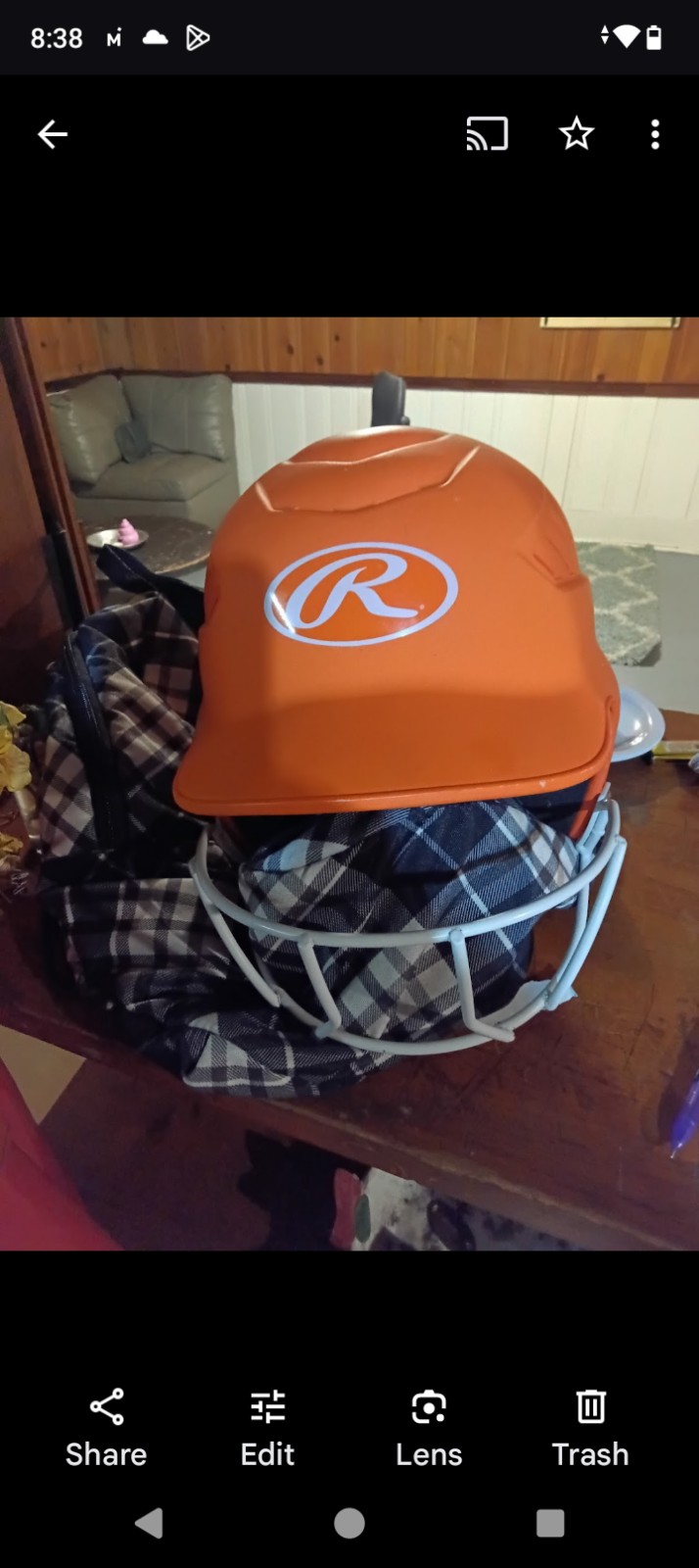 Rawlings helmet