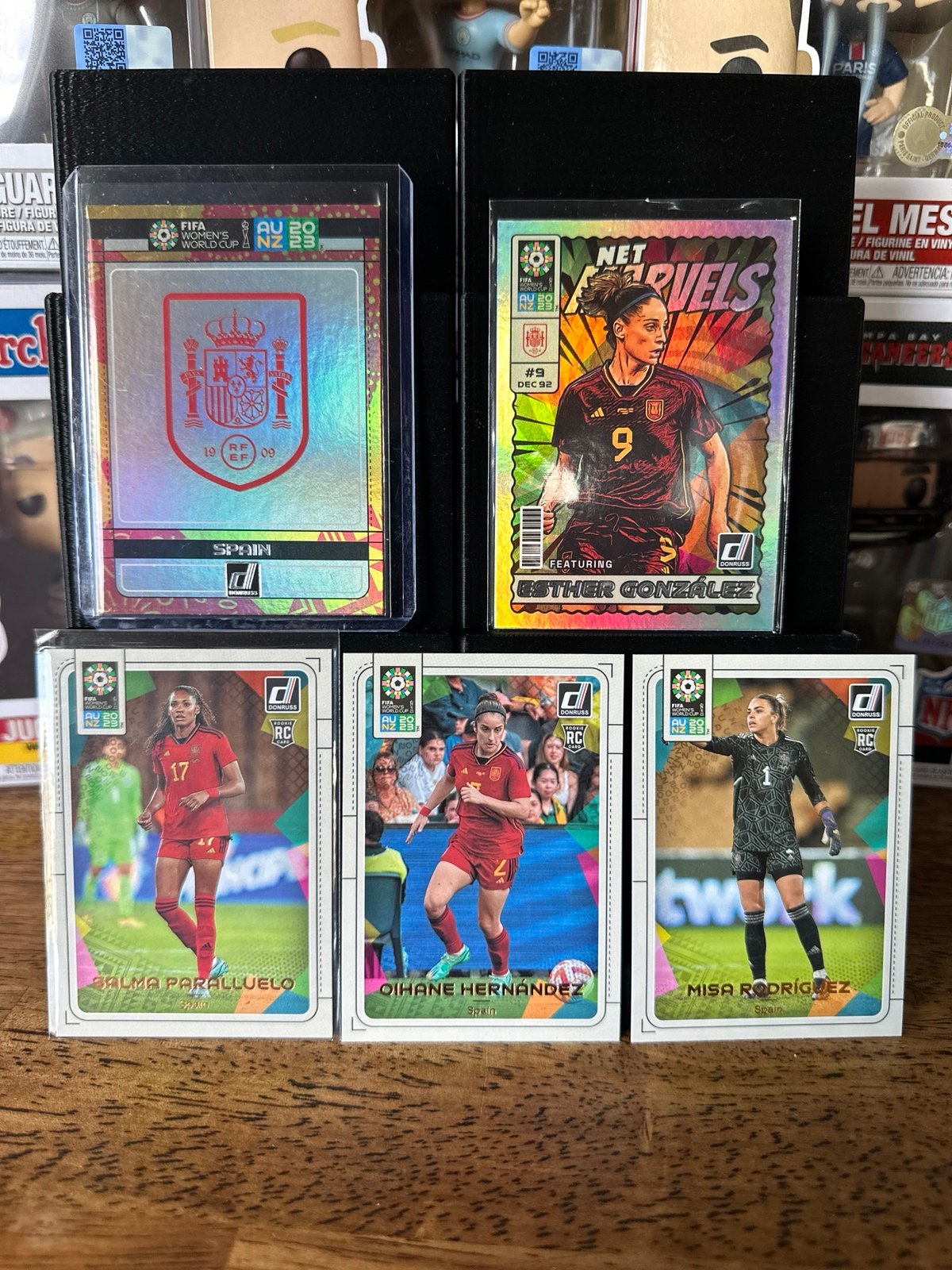 Spain Panini Donruss Women’s World Cup 2023 Card Lot with Shield