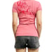 Ed Hardy x Christian Audiger Polo Shirt Short Sleeve Pink Dragon Y2K Size Small