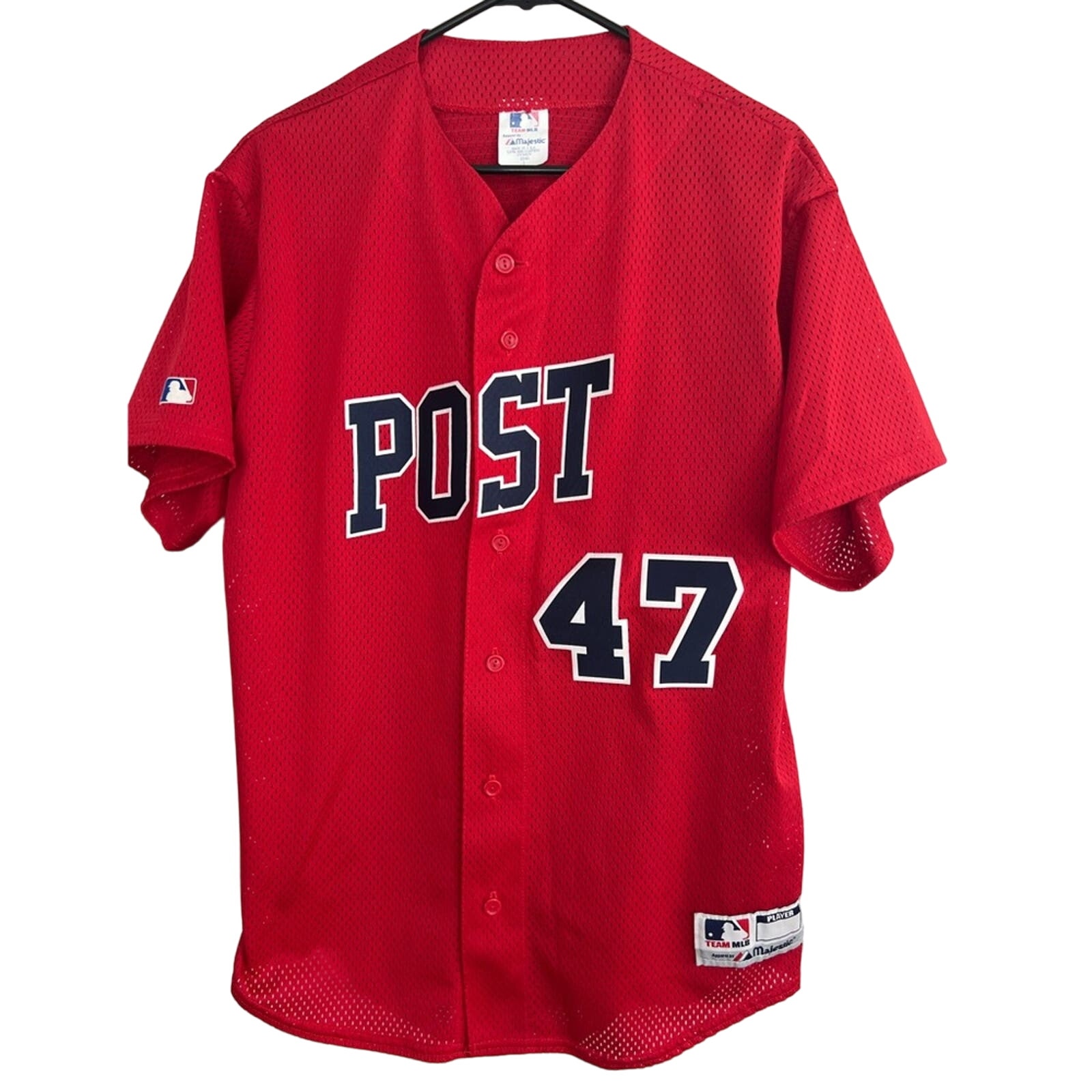 Vintage TEAM-ISSUED/USED Post 47 American Legion Baseball Jersey #10 RARE SZ L