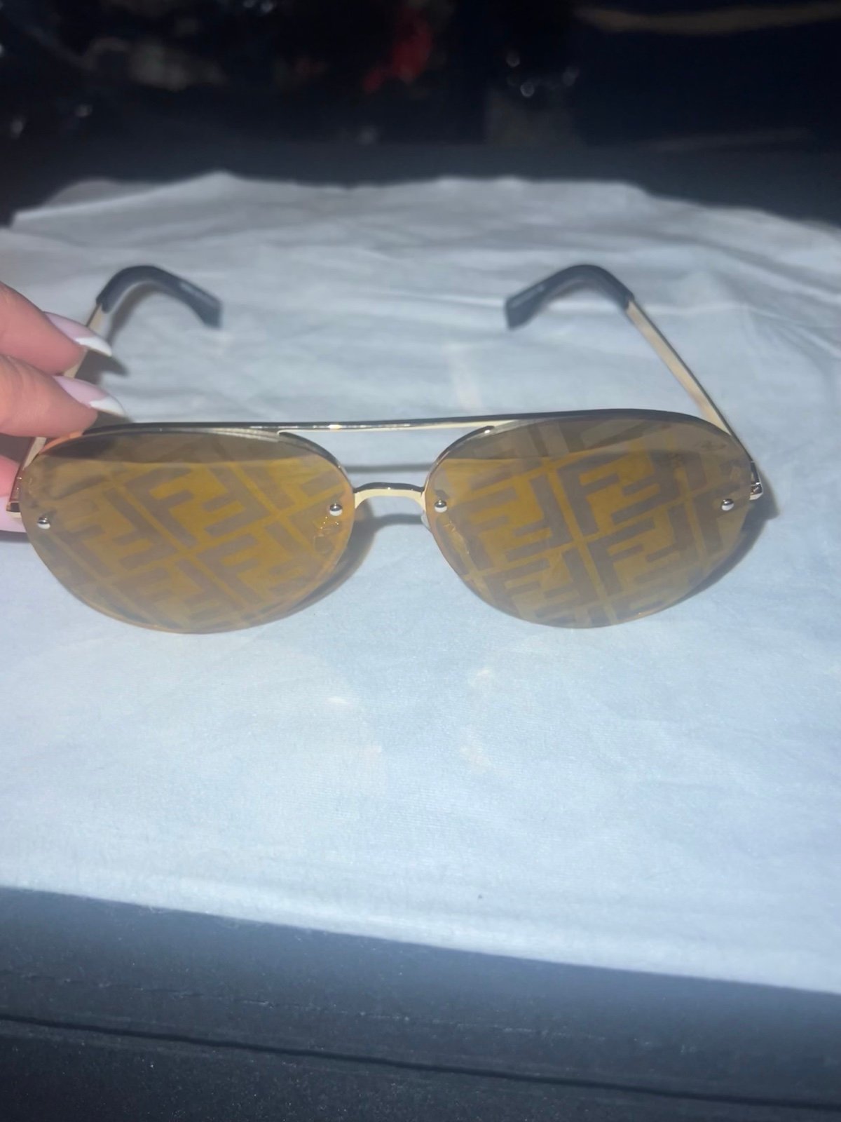 F mono Sunglasses new