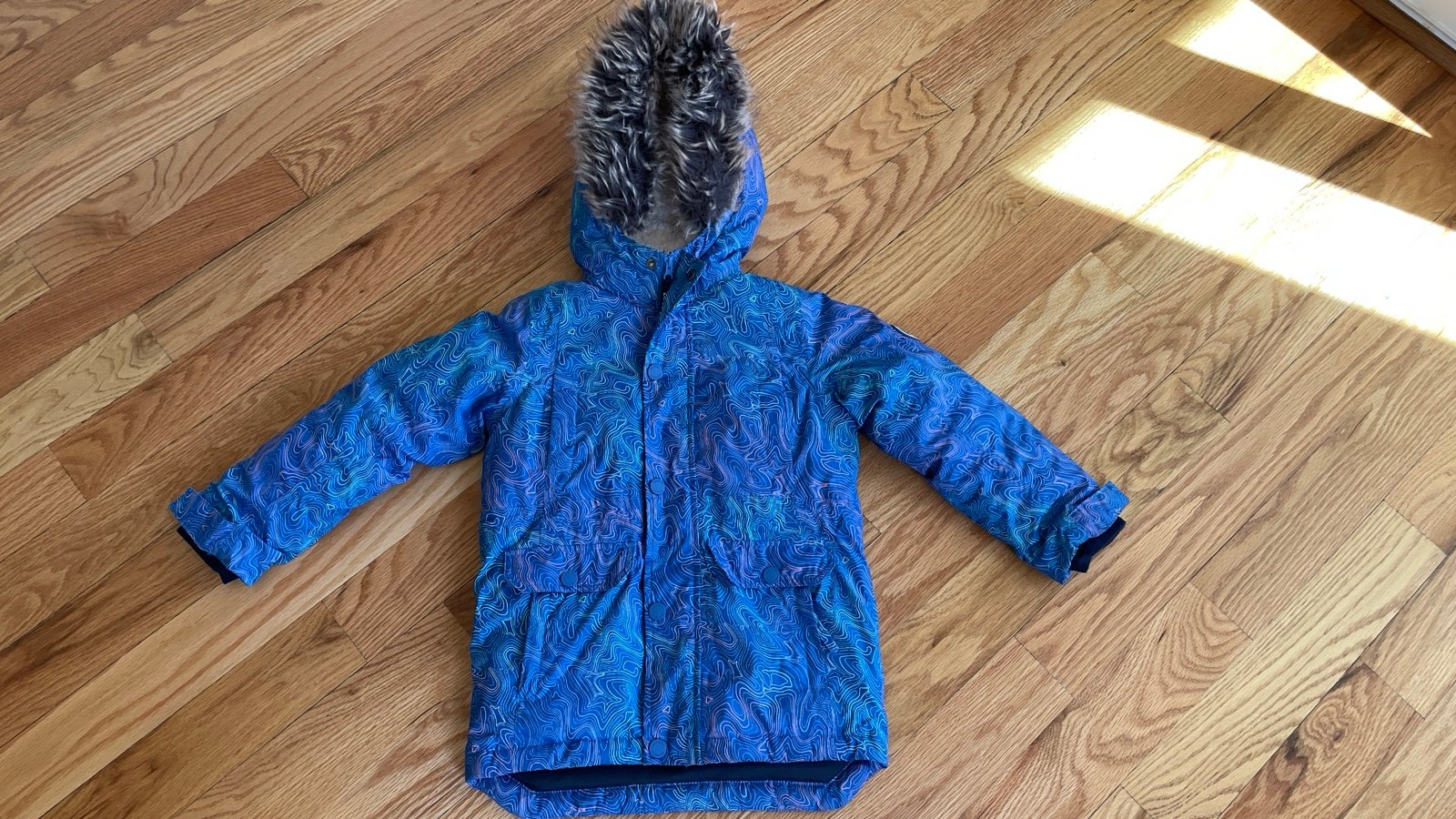Girls Lands’ End Expedition Ski Coat Jacket Size XS 4-5