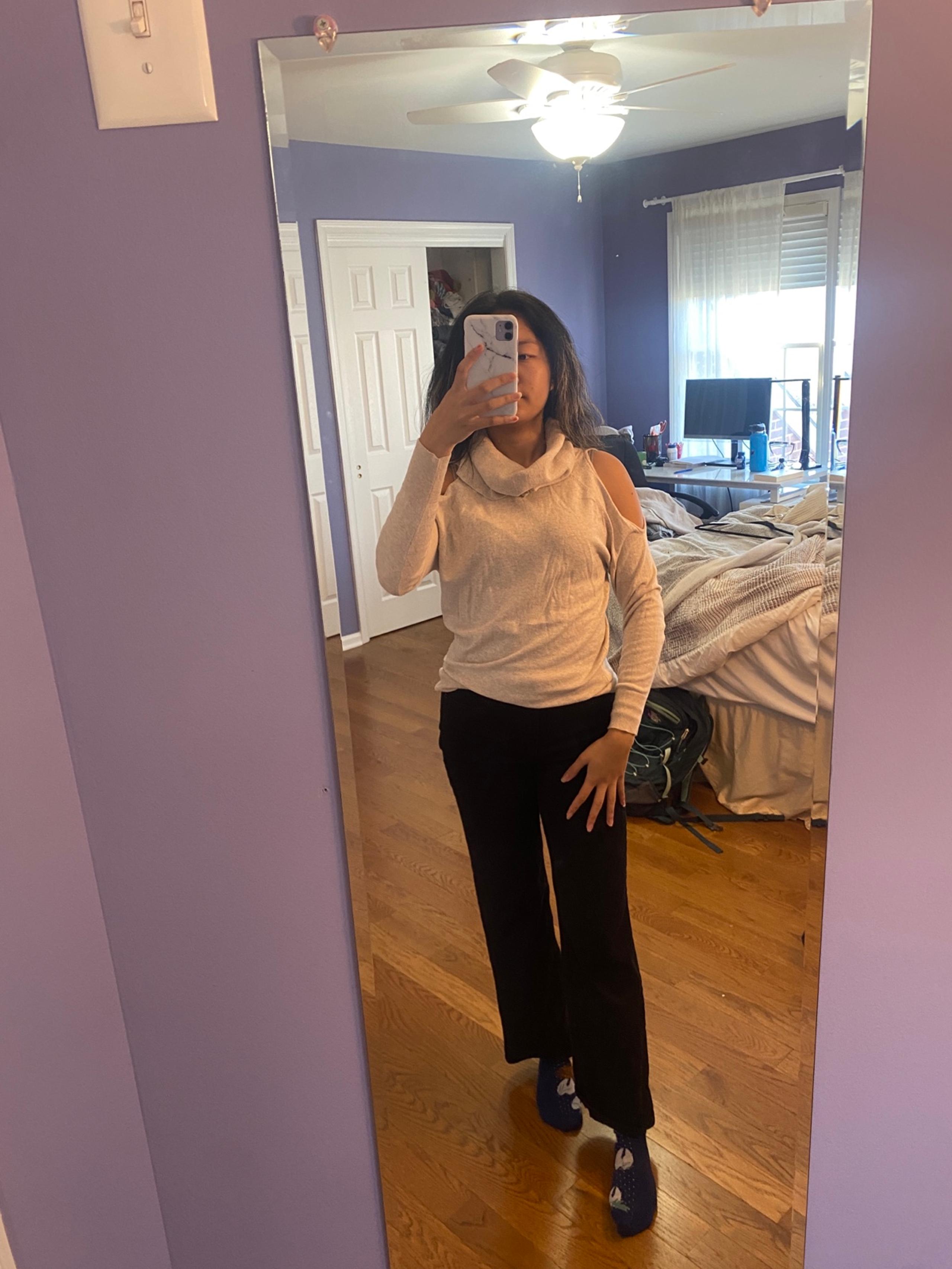 NWOT the limited cowl neck cold shoulder sweater