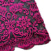 Baraschi Pink Lace Overlay Scalloped Mini Pencil Skirt 0