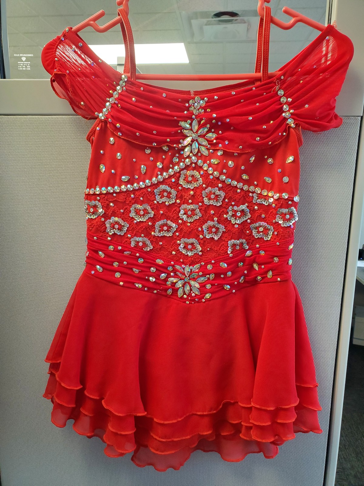 Girls figure skating dress
