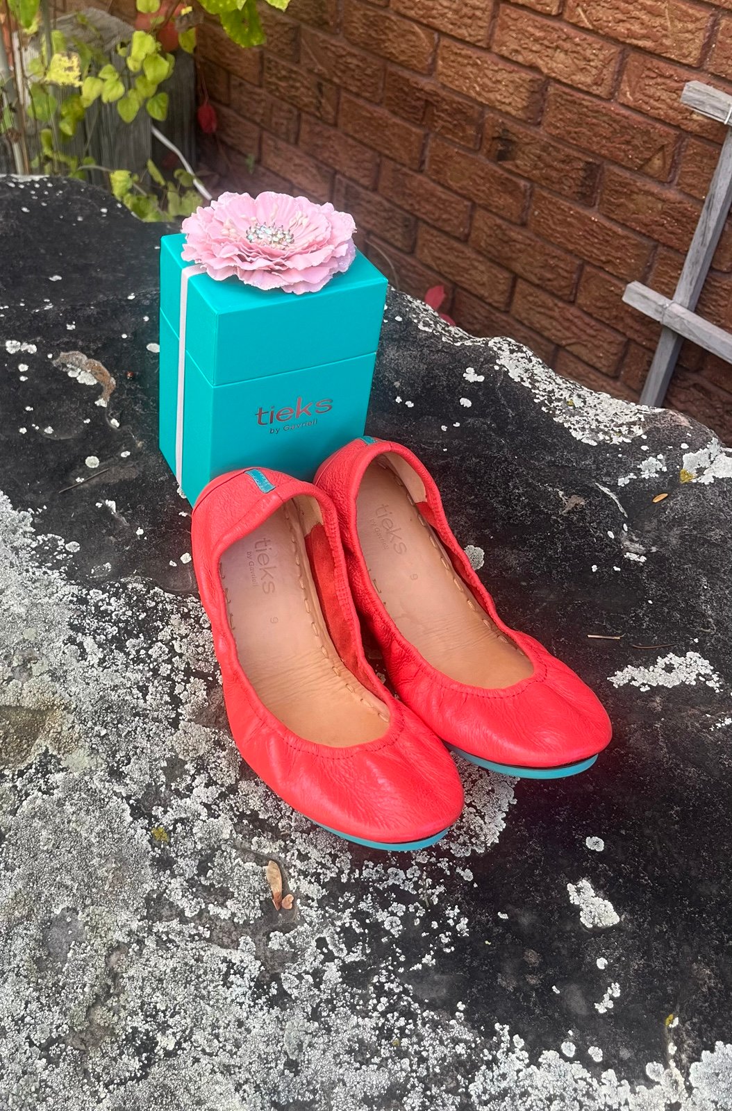LIKE NEW! Limited Edition Tieks by Gavrieli in Poppy - Size Women's 9