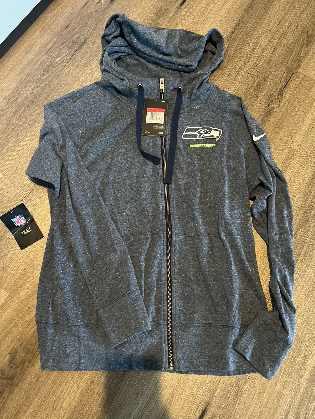 Nike Zip Hoodie Seahawks L